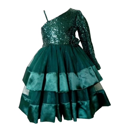 Girls Dark Green Formal Dress Dark Green Formal Dress