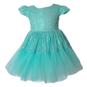 Pale Turquoise Sequin Dress