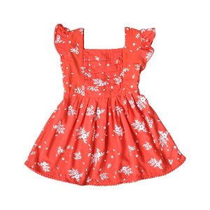 Girls Red Summer Dress